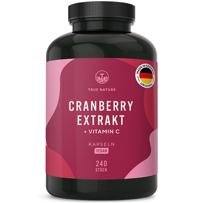 Cranberry Extrakt Kapseln Vitamine & Nahrungsergänzungsmittel True Nature 1 Stück