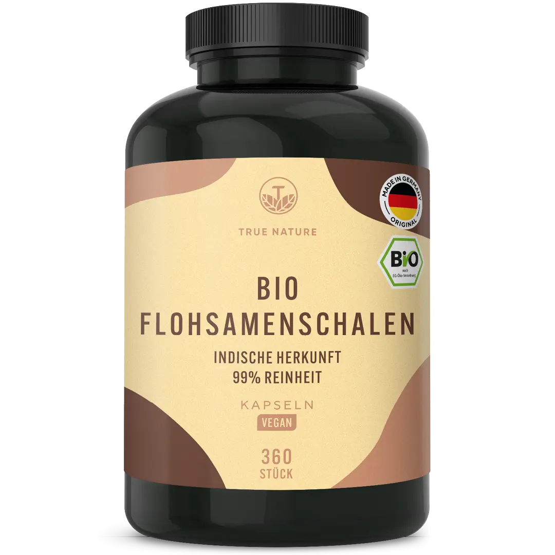 Flohsamenschalen Bio Kapseln Vitamine & Nahrungsergänzungsmittel True Nature 1 Stück