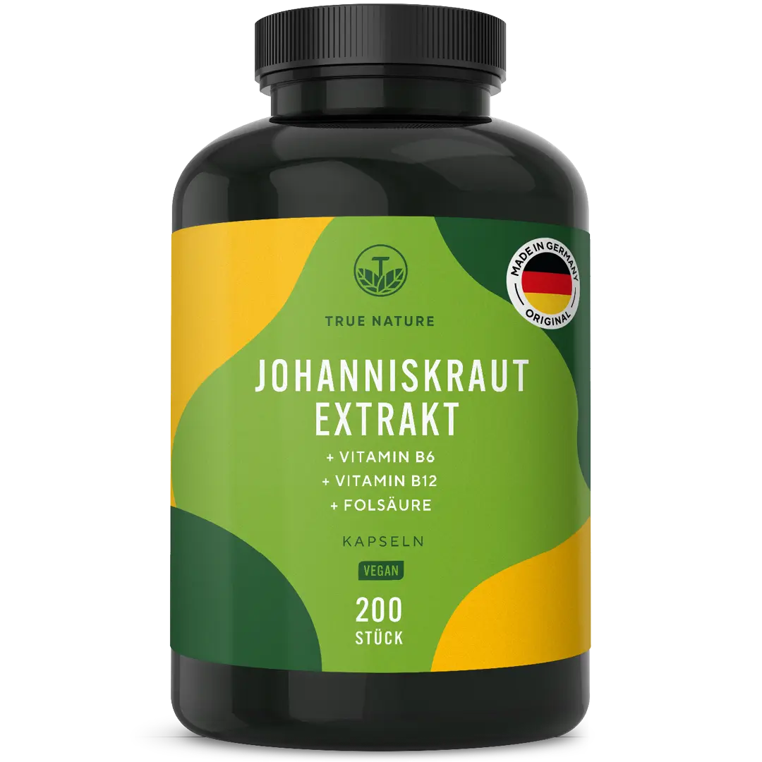 Johanniskraut Extrakt Kapseln True Nature 1 Stück 200 Kapseln