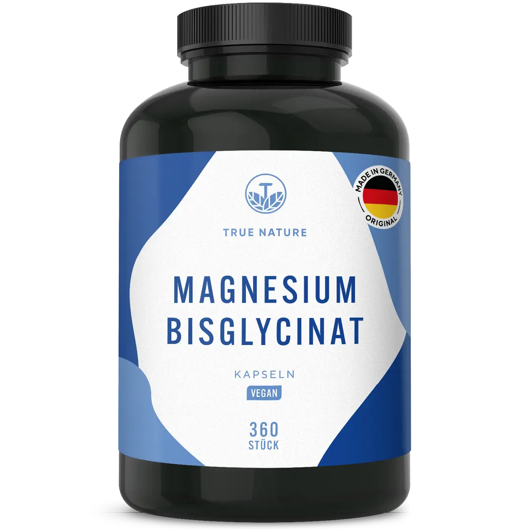 Magnesium Bisglycinat Kapseln Gesundheit & Schönheit > Vitamine & Nahrungsergänzungsmittel > Sport & Gelenke > Elektrolyte & Mineralstoffe > Magnesium Nahrungsergänzungsmittel > Magnesium Bisglycinat Kapseln True Nature 1 Stück 360 Kapseln
