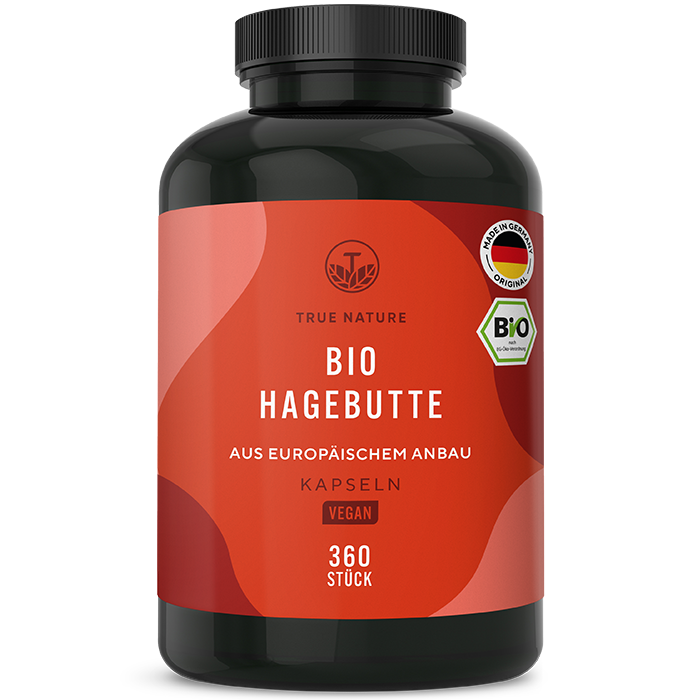 Bio Hagebutten hochdosierte Kapseln Vitamine & Nahrungsergänzungsmittel True Nature 1 Stück
