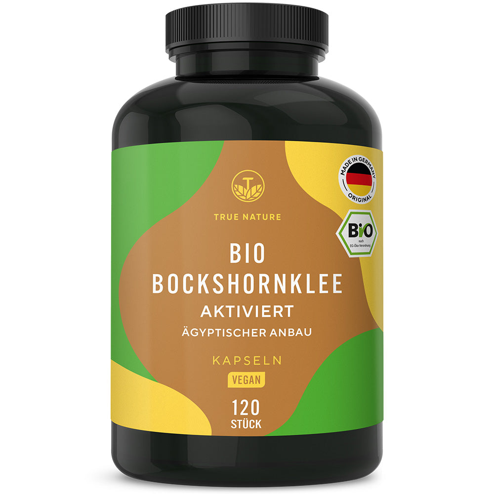Bio Bockshornklee aktivierte Kapseln True Nature 1 Monat 120 Kapseln
