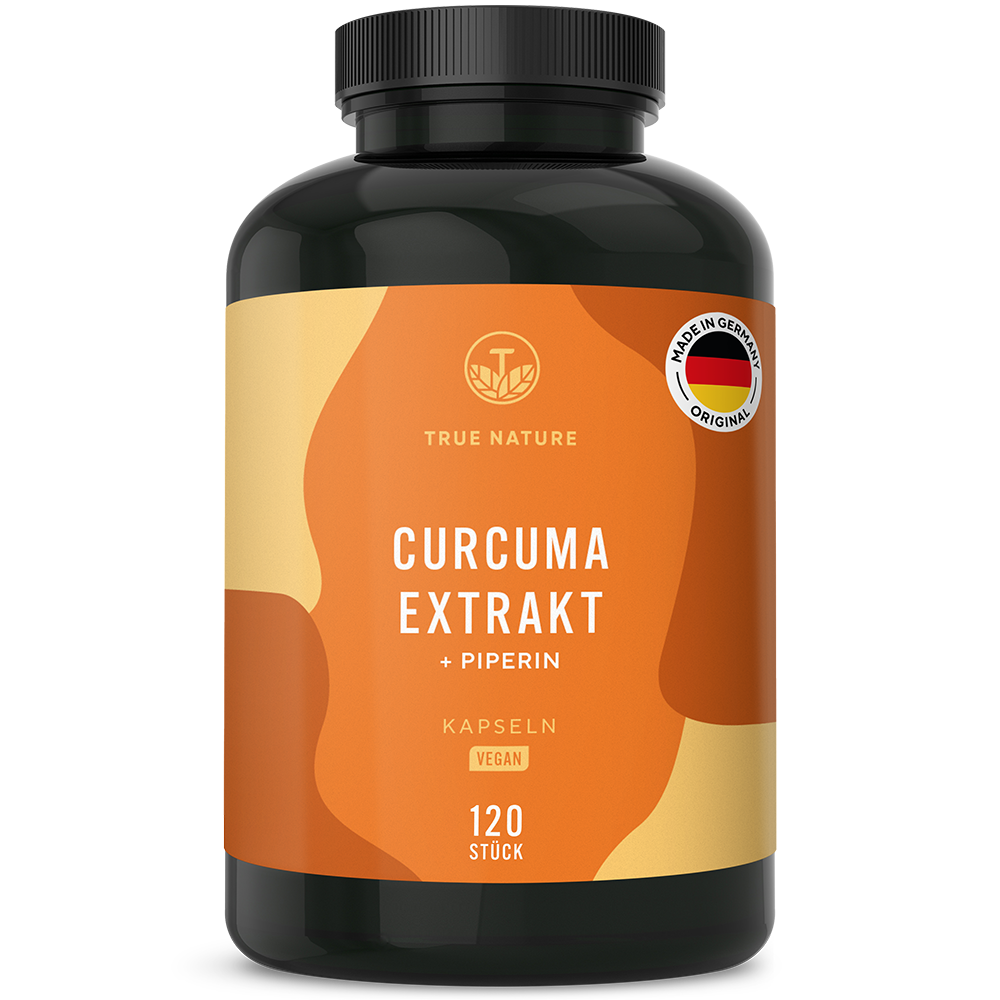 Curcuma Extrakt Kapseln Gesundheit > Vitamine & Nahrungsergänzungsmittel > Sport & Gelenke > Gelenkunterstützung > Entzündungshemmende Pflanzenstoffe > Curcuma Extrakt & Piperin Kapseln True Nature 1 Stück