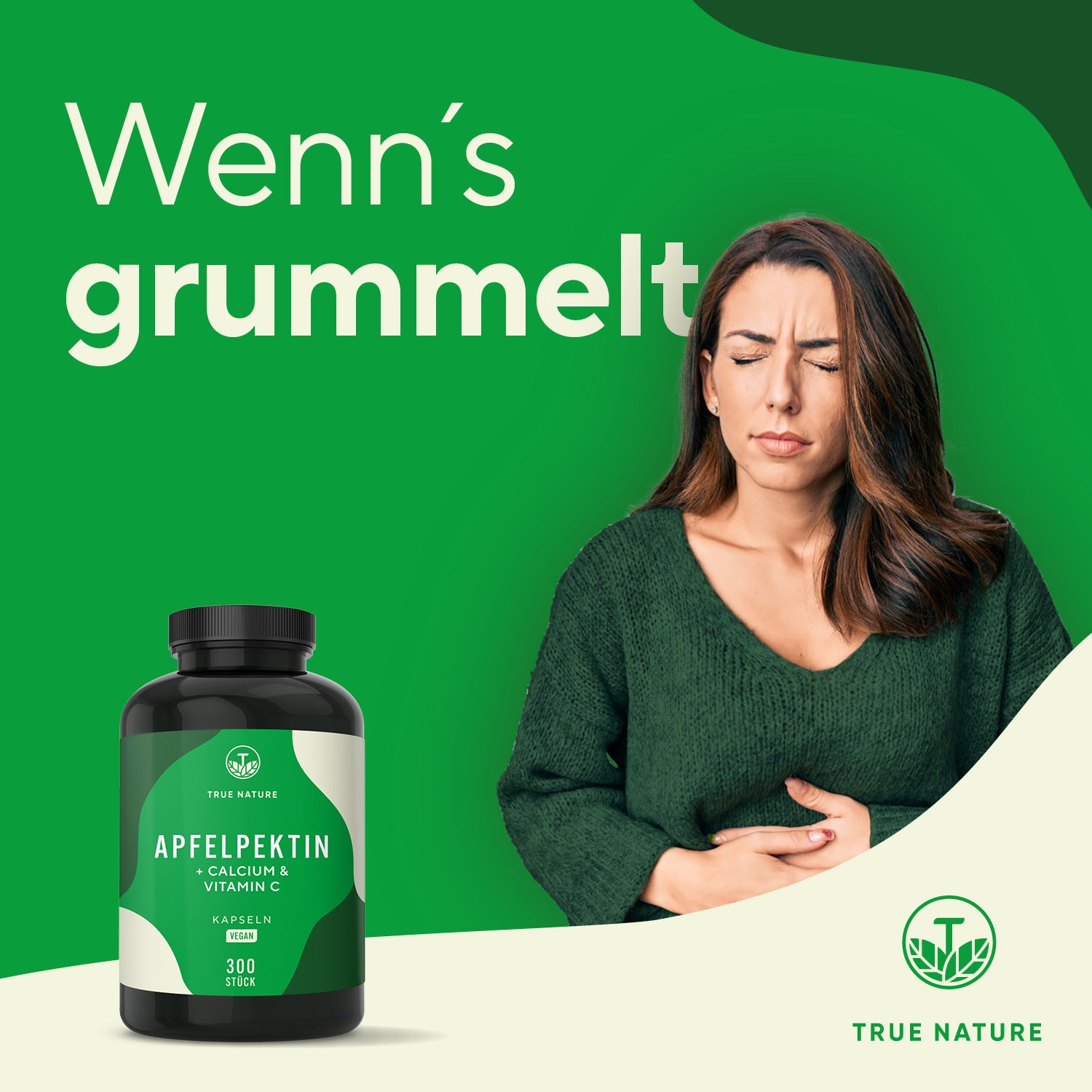 Apfelpektin mit Calcium & Vitamin C Gesundheit & Schönheit > Gesundheitsversorgung > Nahrungsergänzungsmittel True Nature