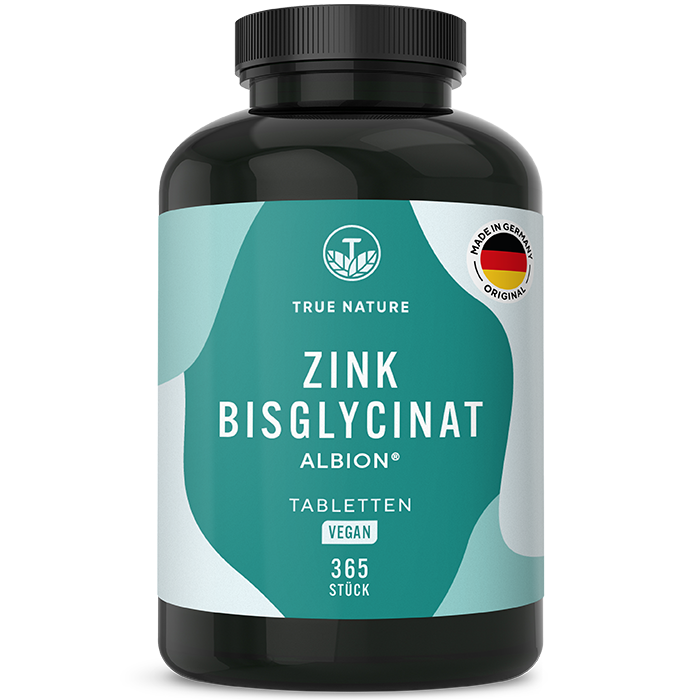 Zink Bisglycinat Tabletten Gesundheit & Schönheit > Vitamine & Nahrungsergänzungsmittel > Vitalität & Immunsystem > Immununterstützung > Hoch bioverfügbare Mineralstoffe > Zink Bisglycinat Tabletten True Nature 1 Stück