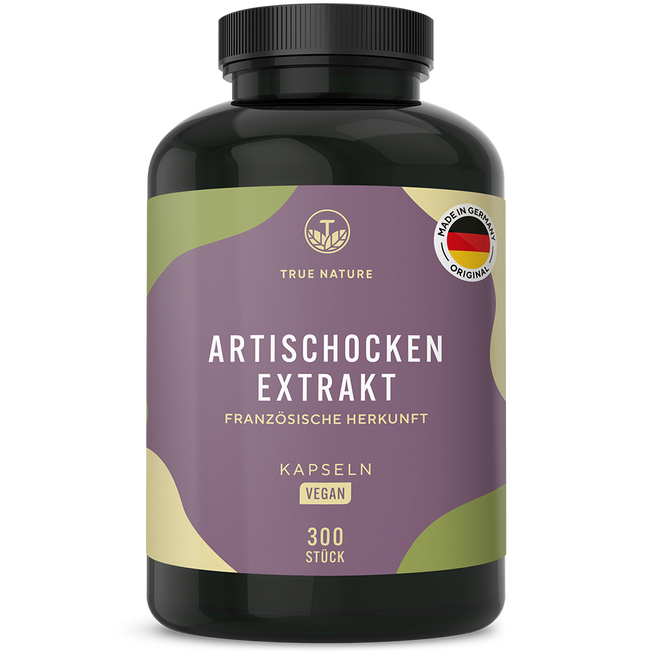 Artischocken Extrakt Kapseln Vitamine & Nahrungsergänzungsmittel True Nature 2.5 Monate