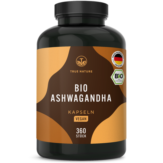 Bio Ashwagandha Kapseln True Nature 3 Monate