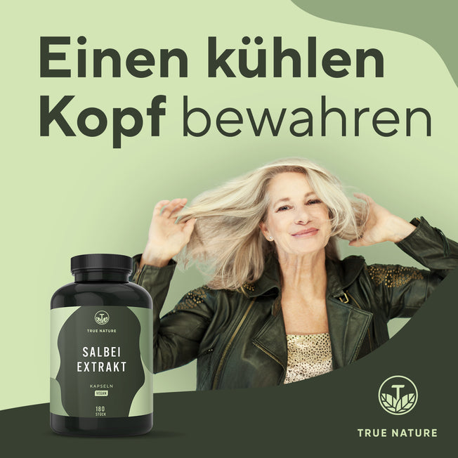 Salbei Extrakt Kapseln Vitamine & Nahrungsergänzungsmittel True Nature   