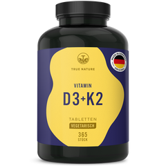 Vitamin D3 + K2 Tabletten