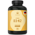 Vitamin D3 + K2 Tabletten Gesundheit > Vitamine & Nahrungsergänzungsmittel > Vitalität & Immunsystem > Vitamine > Vitamin D Nahrungsergänzungsmittel > Vitamin D3 + K2 Tabletten True Nature 1 Jahr