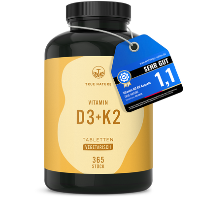 Vitamin D3 + K2 Tabletten