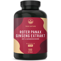 Roter Panax Ginseng Extrakt Kapseln Vitamine & Nahrungsergänzungsmittel True Nature 3 Monate