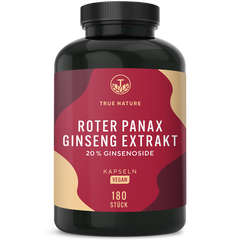Roter Panax Ginseng Extrakt Kapseln