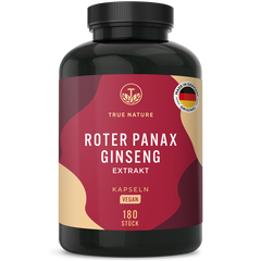 Roter Panax Ginseng Extrakt Kapseln