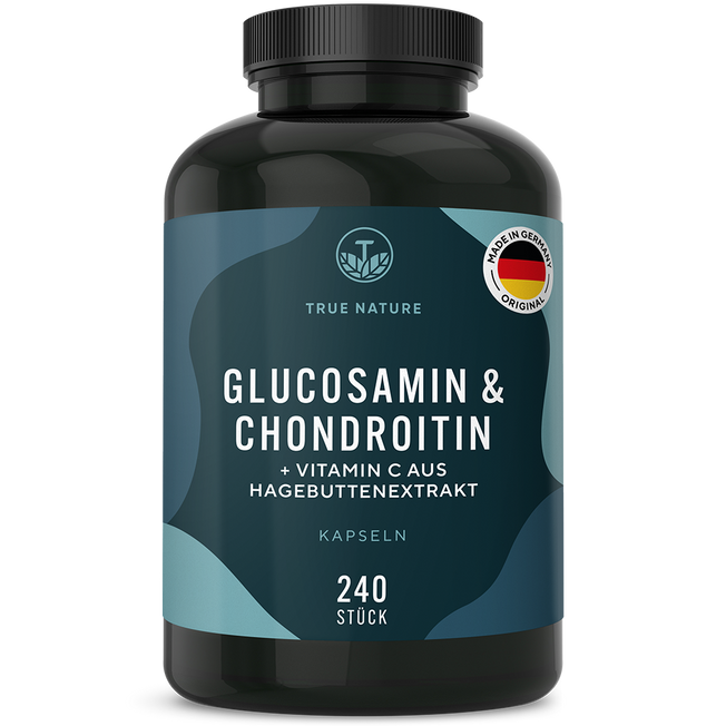 Glucosamin Chondroitin hochdosierte Kapseln True Nature 2 Monate