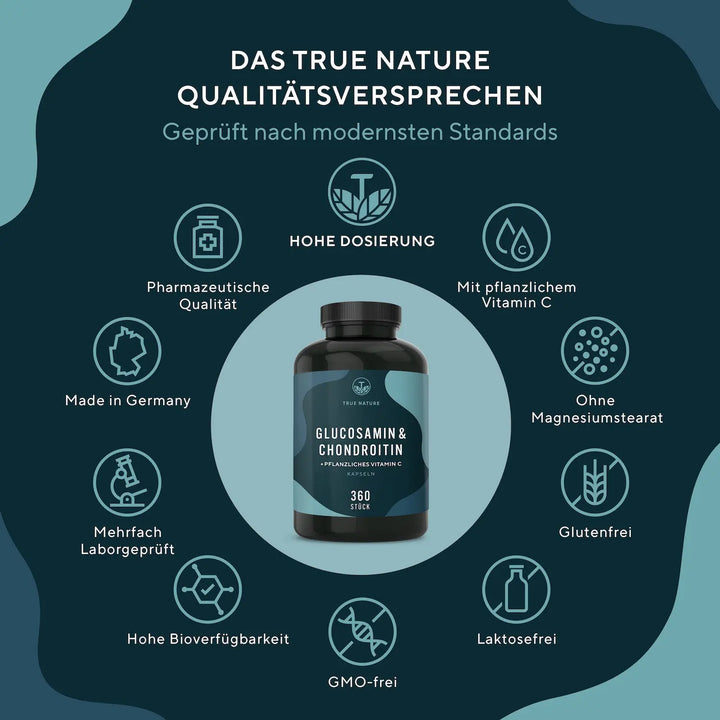 Glucosamin Chondroitin hochdosierte Kapseln - Eigenschaften