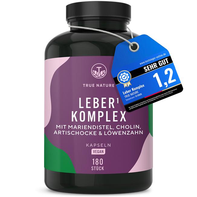 Leber¹ Komplex Kapseln Gesundheit & Schönheit > Nahrungsergänzung > Leberunterstützung True Nature 3 Monate