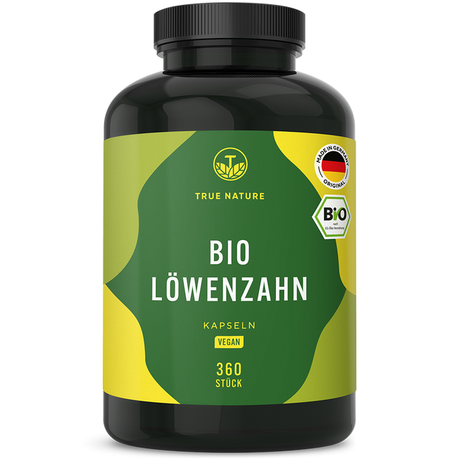 Bio Löwenzahnextrakt Kapseln Vitamine & Nahrungsergänzungsmittel True Nature 4 Monate