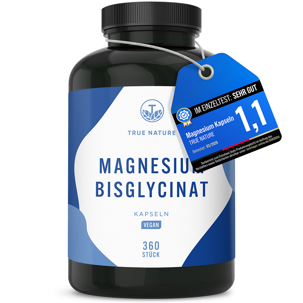 Magnesium Bisglycinat Kapseln Gesundheit & Schönheit > Vitamine & Nahrungsergänzungsmittel > Sport & Gelenke > Elektrolyte & Mineralstoffe > Magnesium Nahrungsergänzungsmittel > Magnesium Bisglycinat Kapseln True Nature 4 Monate