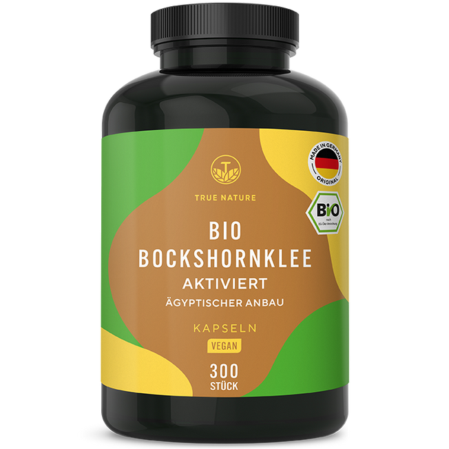 Bio Bockshornklee aktivierte Kapseln True Nature 2.5 Monate