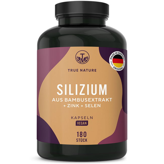 Silizium hochdosierte Kapseln Vitamine & Nahrungsergänzungsmittel True Nature 6 Monate