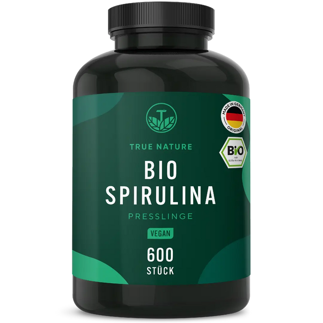 Bio Spirulina Presslinge Gesundheit > Vitamine & Nahrungsergänzungsmittel > Vitalität & Immunsystem > Superfoods > Algen > Bio Spirulina Presslinge True Nature 1.5 Monate