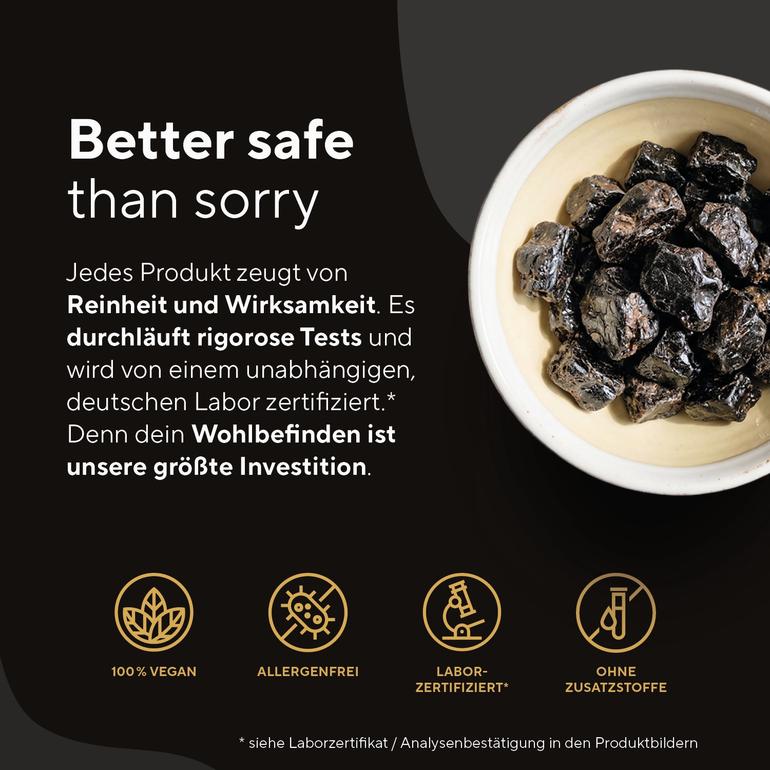 Shilajit Extrakt Kapseln Gesundheit & Schönheit > Vitamine & Nahrungsergänzungsmittel > Energie & Vitalität > Pflanzliche Adaptogene > Shilajit Nahrungsergänzungsmittel > Shilajit Extrakt Kapseln True Nature