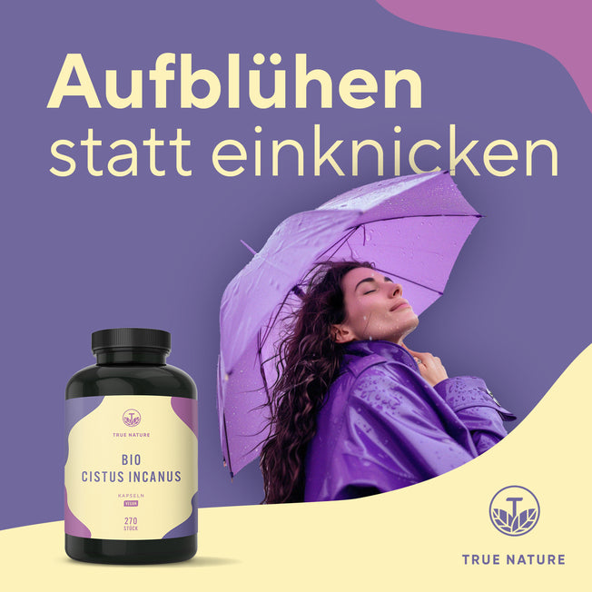 Bio Cistus Incanus Kapseln Vitamine & Nahrungsergänzungsmittel True Nature