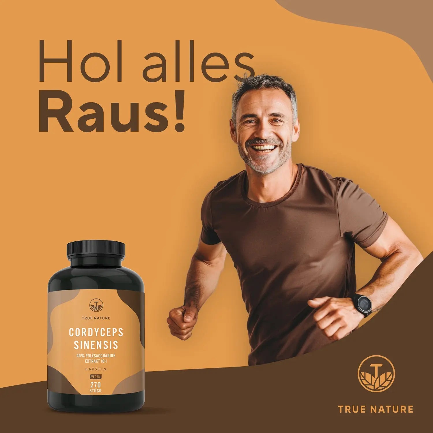 Cordyceps Sinensis Kapseln Vitamine & Nahrungsergänzungsmittel True Nature   