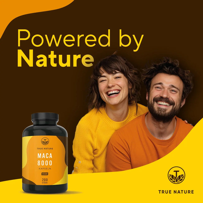 Maca 8000 Gold Kapseln  True Nature   