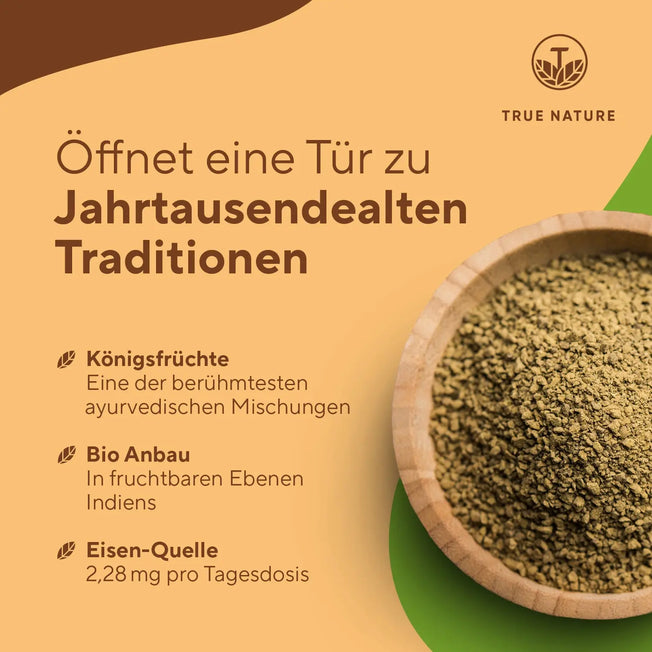 Bio Triphala Kapseln  True Nature   
