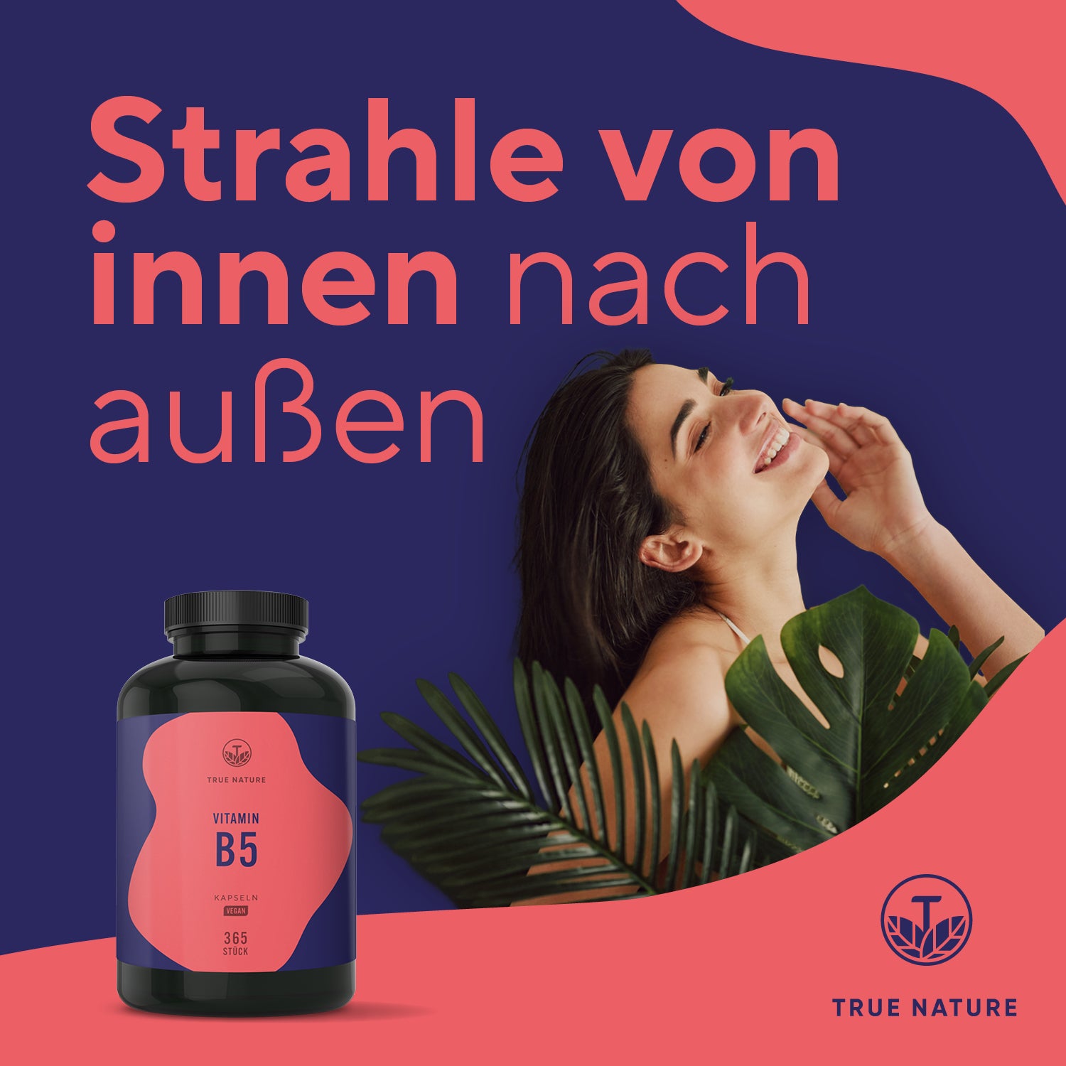 Vitamin B5 Kapseln Vitamine & Nahrungsergänzungsmittel True Nature   