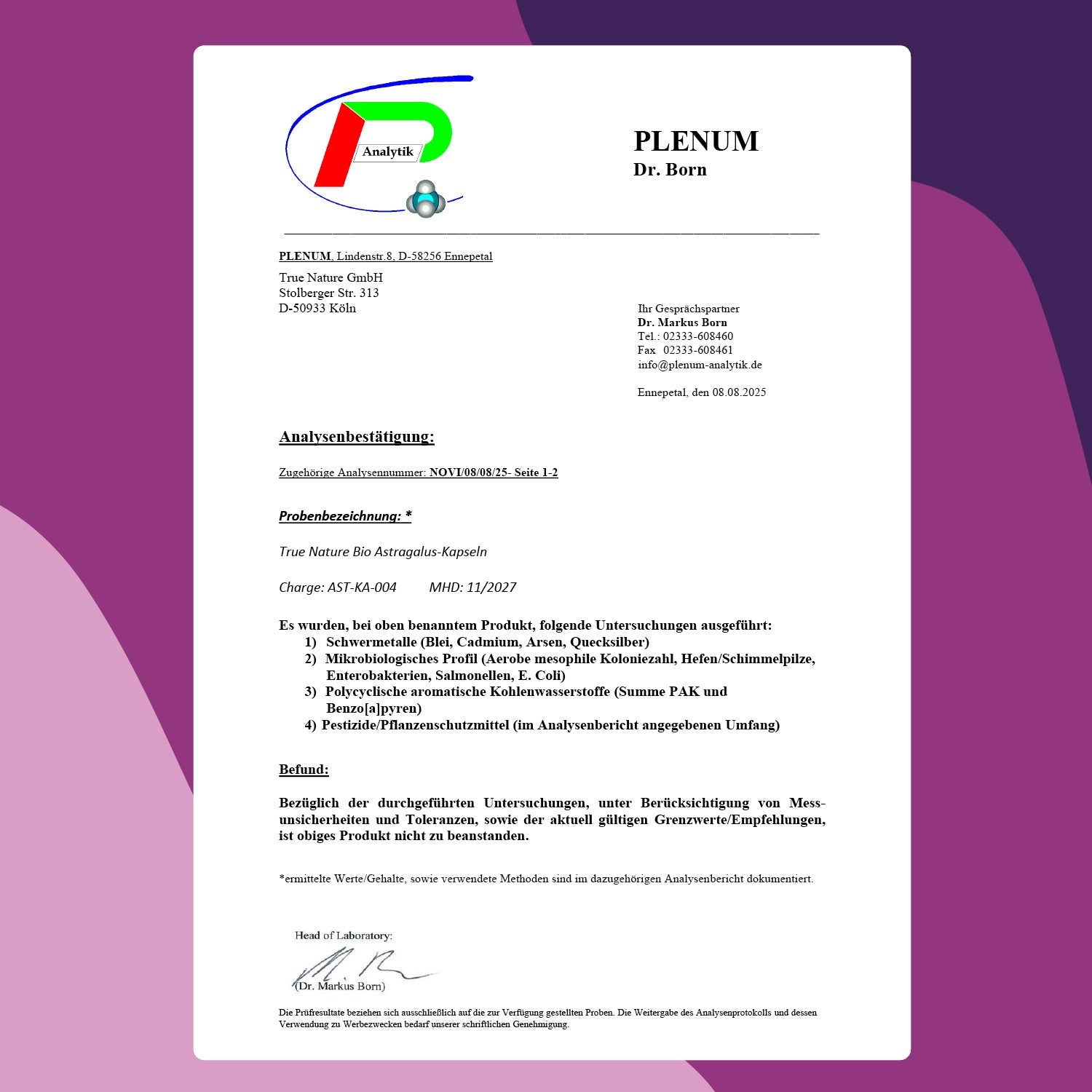 Bio Astragalus Kapseln Vitamine & Nahrungsergänzungsmittel True Nature