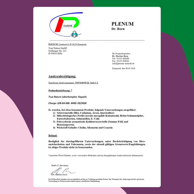Leber¹ Komplex Kapseln Gesundheit & Schönheit > Nahrungsergänzung > Leberunterstützung True Nature