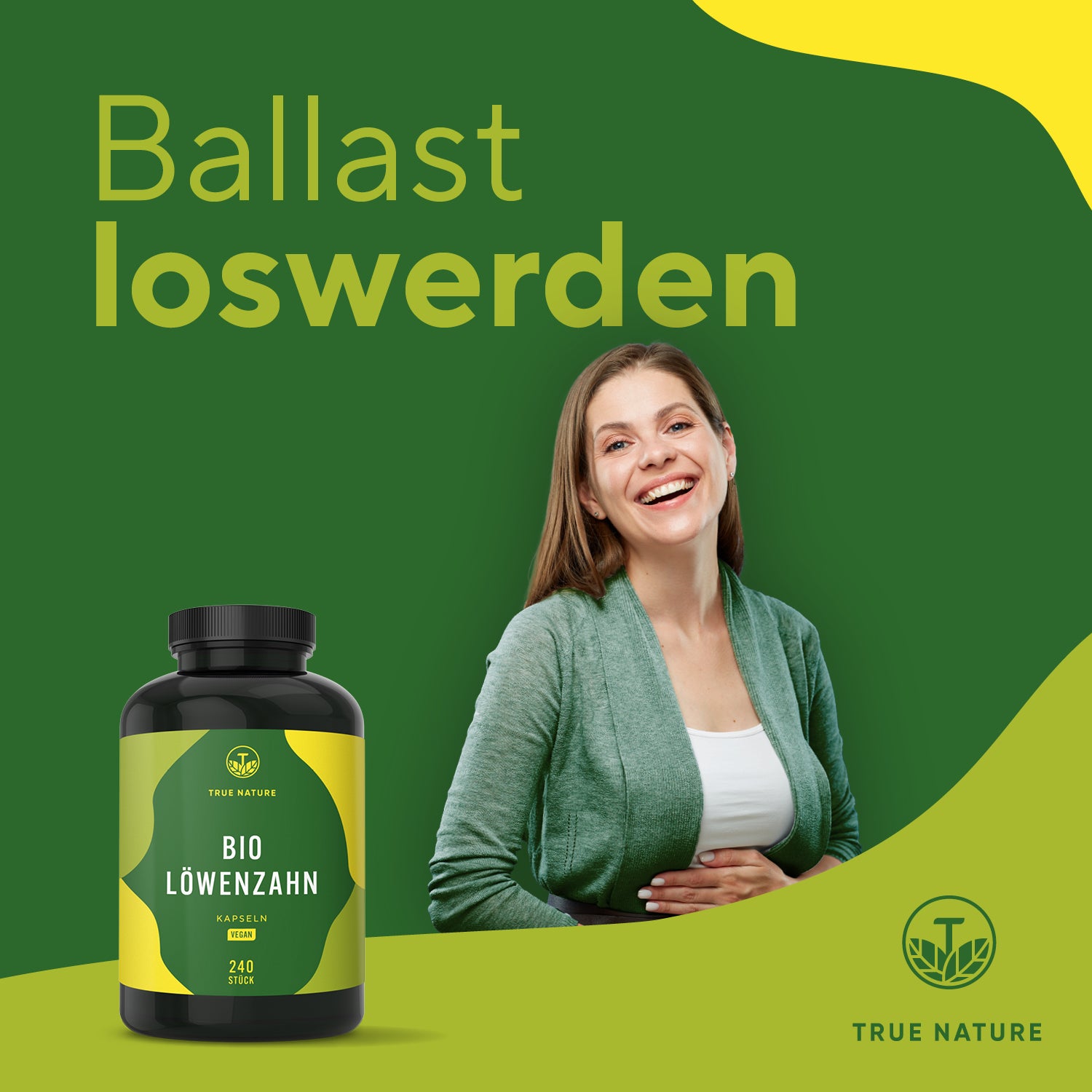 Bio Löwenzahnextrakt Kapseln Vitamine & Nahrungsergänzungsmittel True Nature
