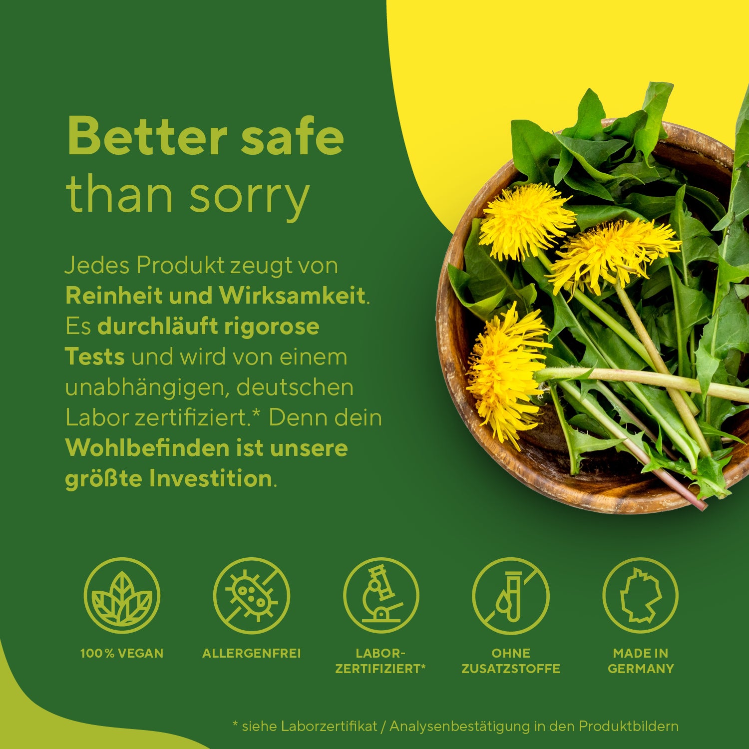Bio Löwenzahnextrakt Kapseln Vitamine & Nahrungsergänzungsmittel True Nature
