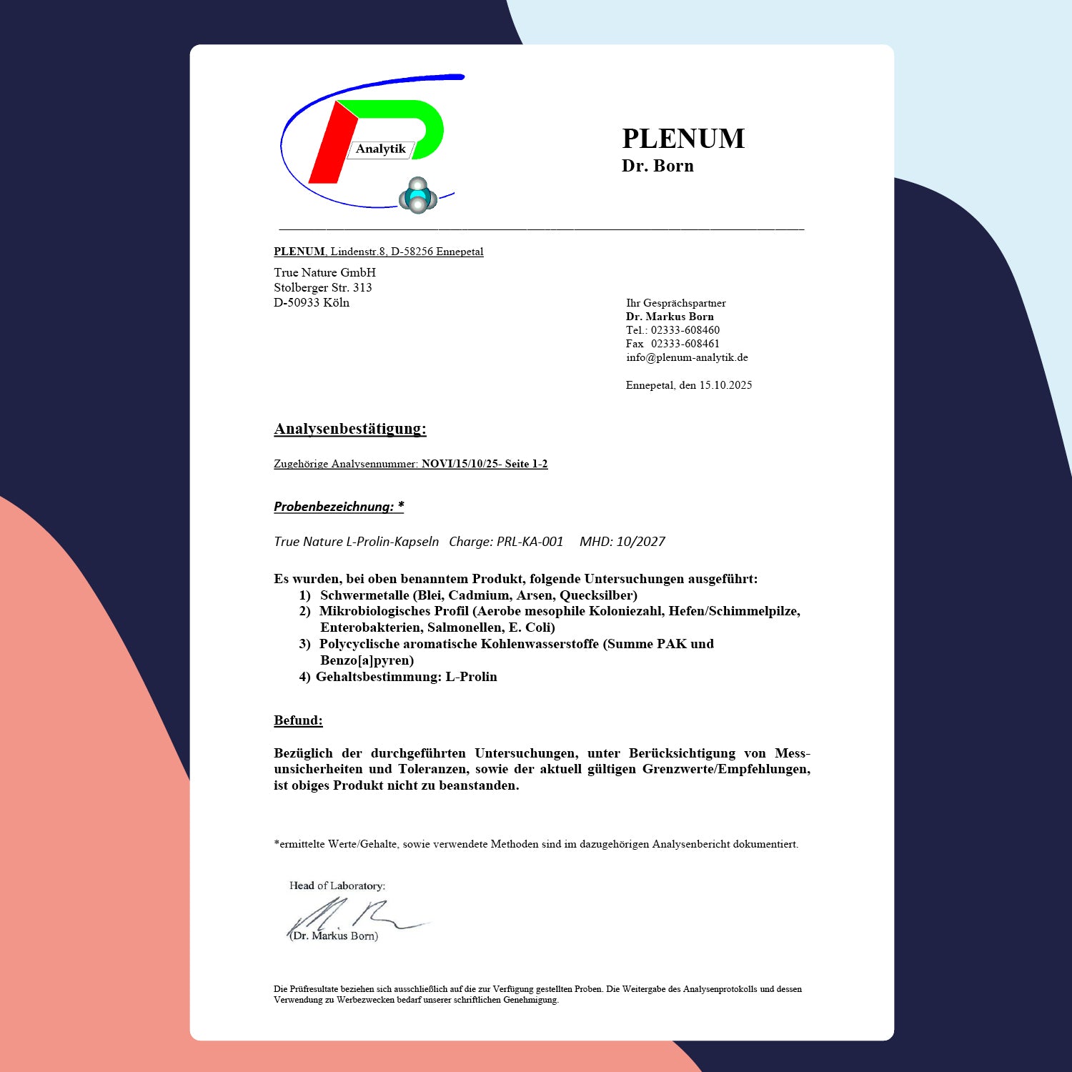 L-Prolin Kapseln True Nature