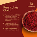 Safran Extrakt Kapseln mit Vitamin B1 & B3 Vitamine & Nahrungsergänzungsmittel True Nature