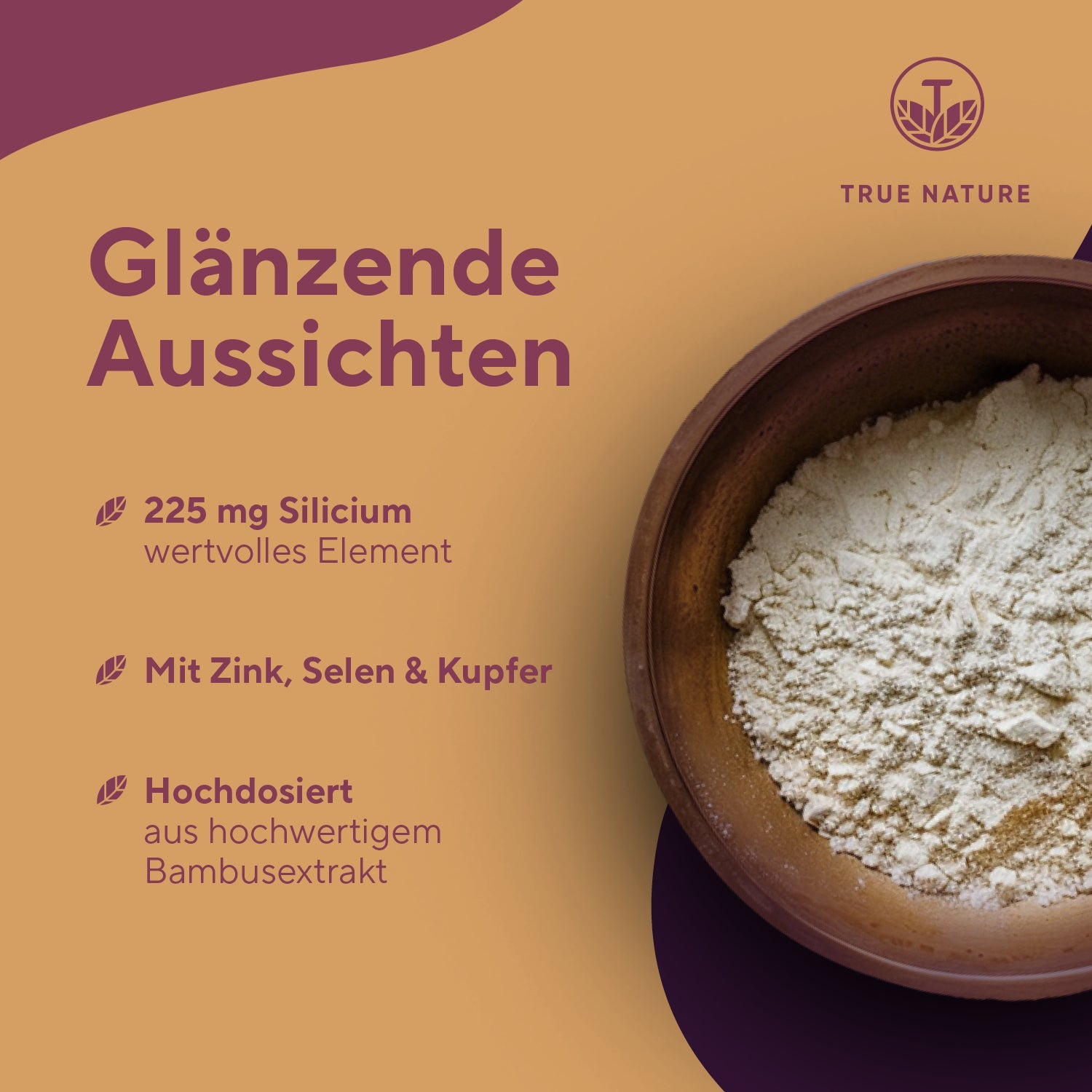 Silizium hochdosierte Kapseln Vitamine & Nahrungsergänzungsmittel True Nature