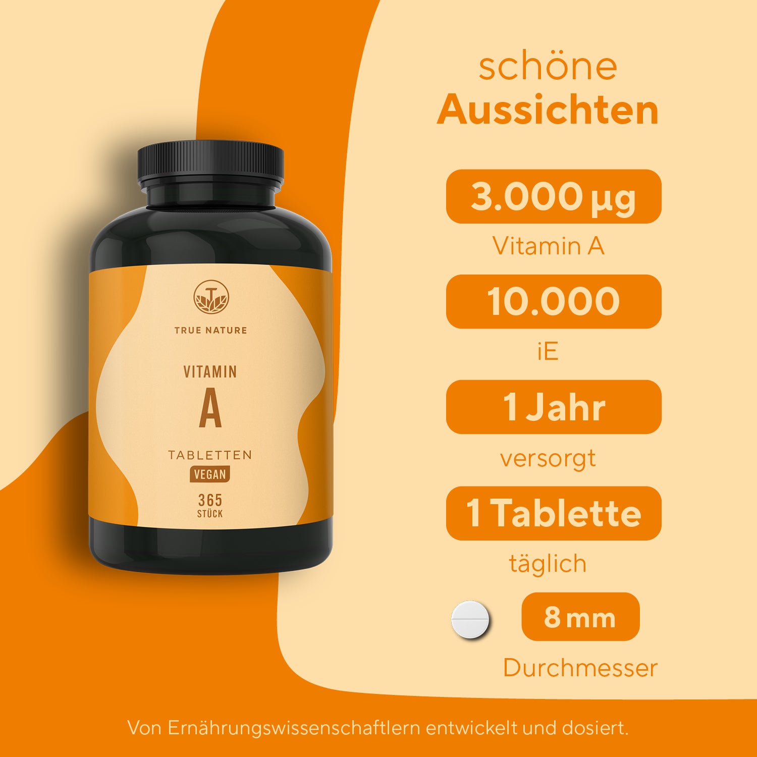 Vitamin A Tabletten Vitamine & Nahrungsergänzungsmittel True Nature