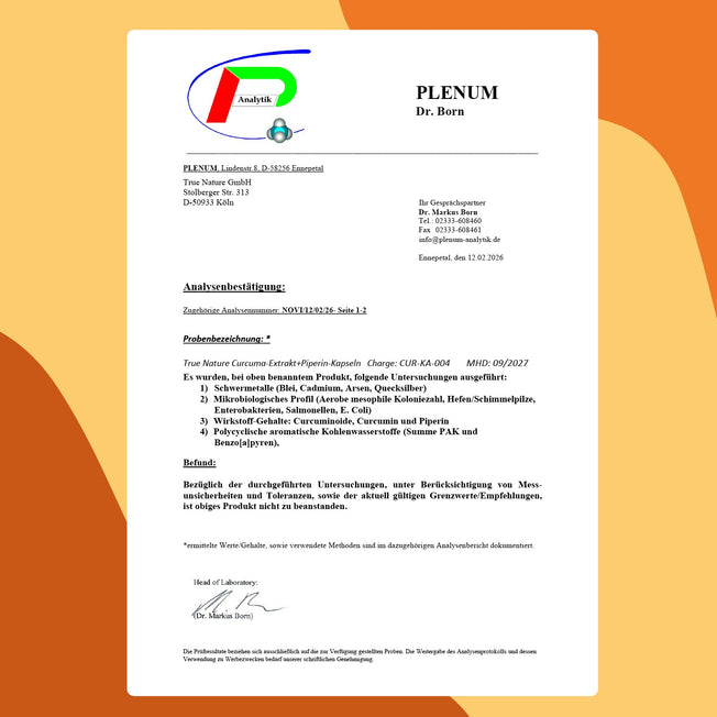 Kurkuma Extrakt Kapseln Gesundheit > Vitamine & Nahrungsergänzungsmittel > Sport & Gelenke > Gelenkunterstützung > Entzündungshemmende Pflanzenstoffe > Curcuma Extrakt & Piperin Kapseln True Nature