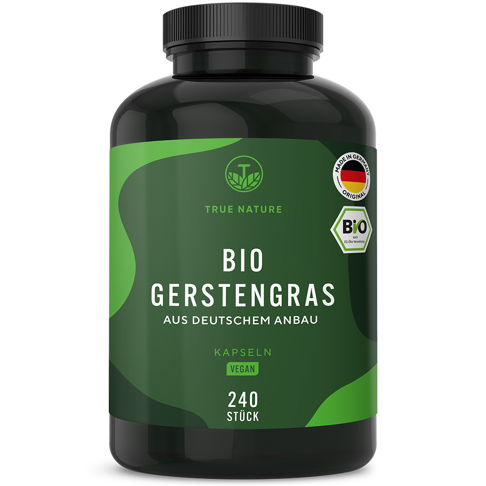 Bio Gerstengras Kapseln True Nature 1 Stück 240 Kapseln