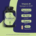 Vitamin B Komplex Kapseln Gesundheit > Vitamine & Nahrungsergänzungsmittel > Energie > Vitamine für Energiestoffwechsel > Vitamin B-Komplex Produkte > Vitamin B Komplex Kapseln True Nature