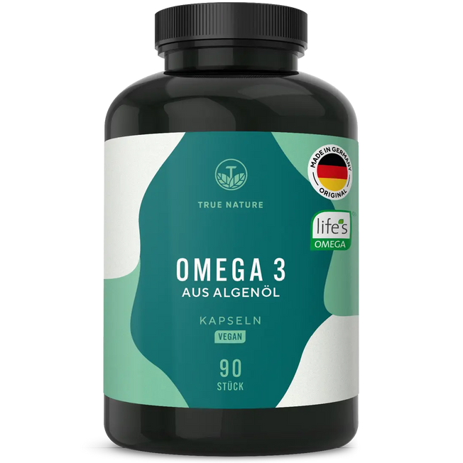 Omega 3 Kapseln - Vegan aus Algenöl Vitamine & Nahrungsergänzungsmittel True Nature 2 Monate