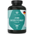 Zink Bisglycinat Tabletten Gesundheit & Schönheit > Vitamine & Nahrungsergänzungsmittel > Vitalität & Immunsystem > Immununterstützung > Hoch bioverfügbare Mineralstoffe > Zink Bisglycinat Tabletten True Nature 1 Jahr